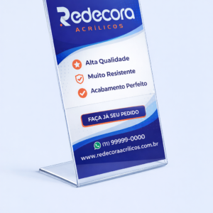 Displays "L" em acrílico